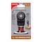 Diablo Diablo Starlock 2-1/2 in. W Bi-Metal Curved Contact Edge Oscillating Blade Nail-Embedded Wood 10 pk DOS250BW10 - alternate 4